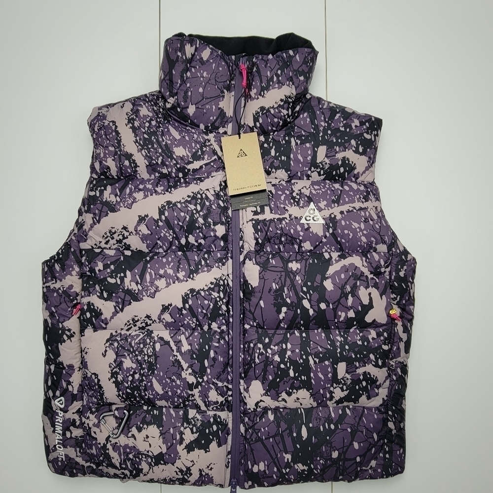 Nike ACG Lunar Lake Therma-FIT ADV Vest FV7331-573 Womens Sz Small Primaloft New